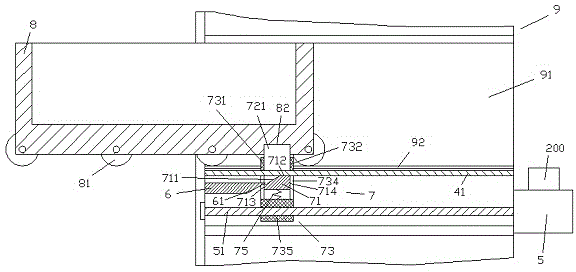 Speed adjustable electric power drawer cabinet device