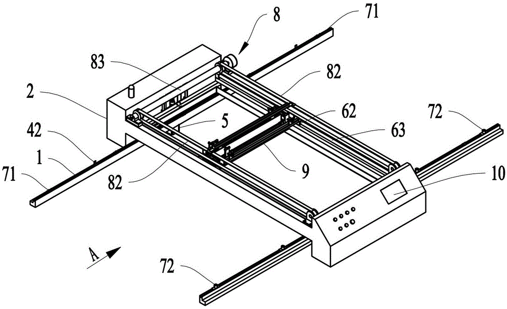 Treadmill flat screen printing machine