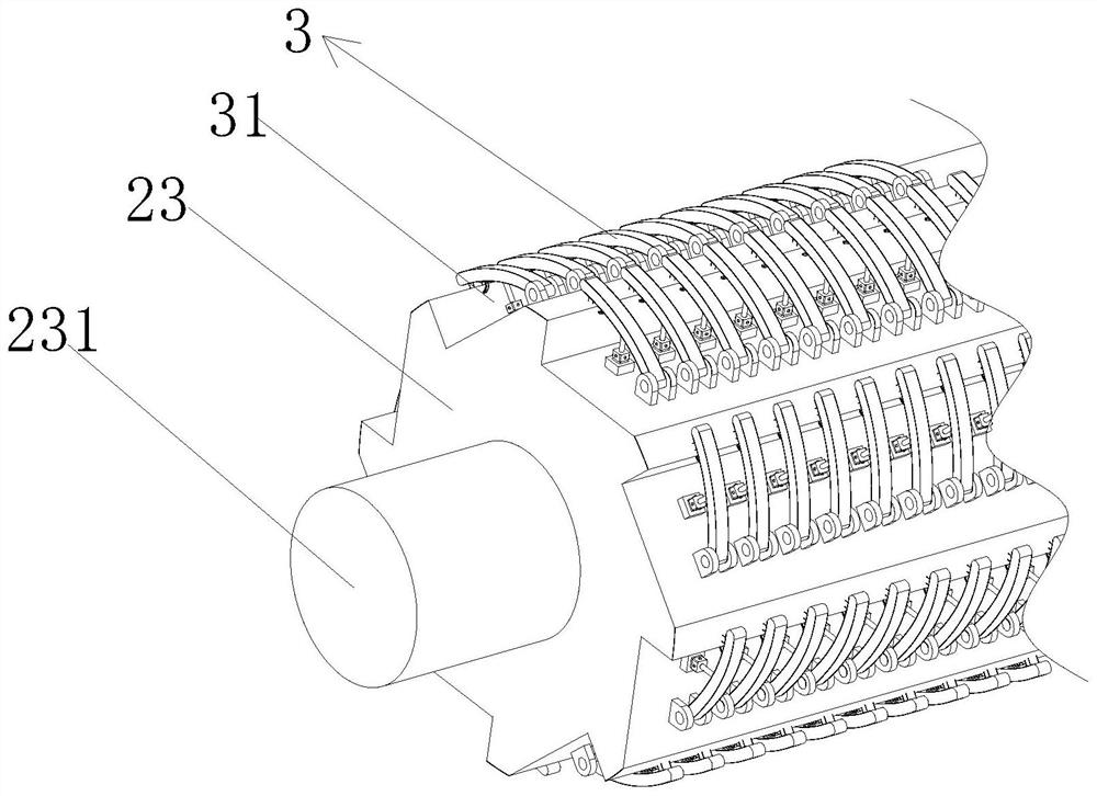 Corrugated board flattening device