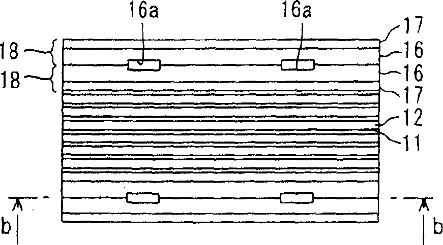 Laminated fuel cell and its maintaining method