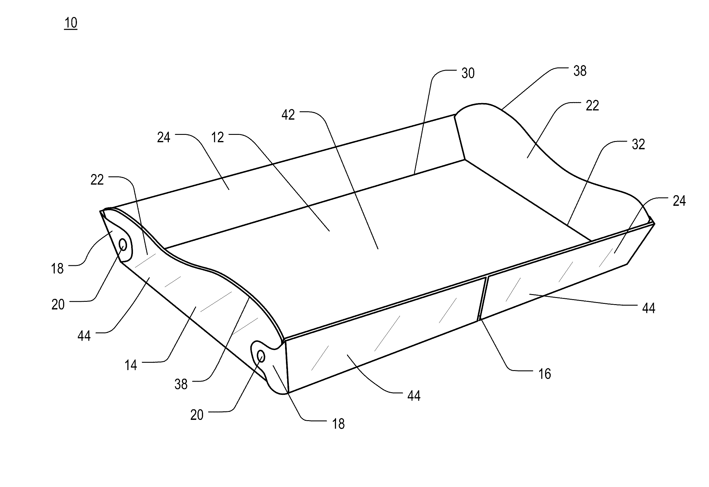 Collapsible pan