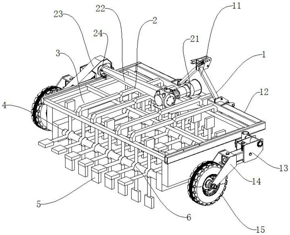 Ecological restoration treatment device for soil and application method thereof