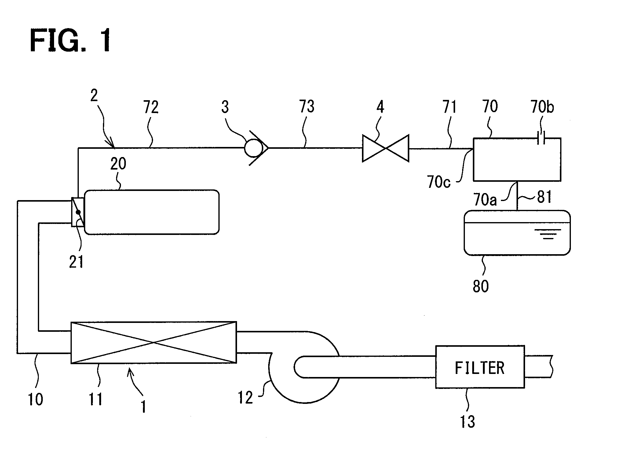 Check Valve Device And Vapor Fuel Supply System