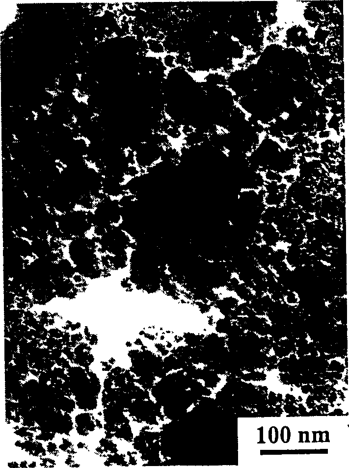 Method for preparing block of nano aluminum alloy in ultrahigh strength