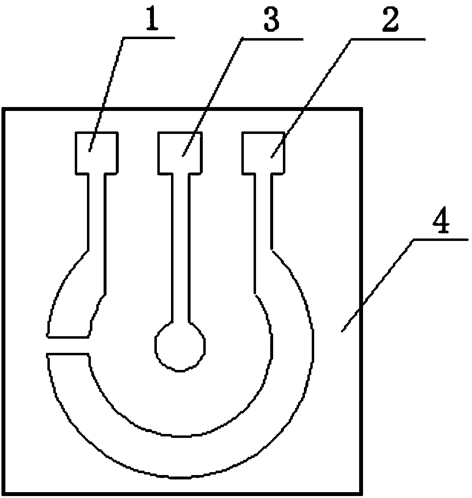 Electrochemical glucose sensor based on modification of graphene and nano-particle and application thereof