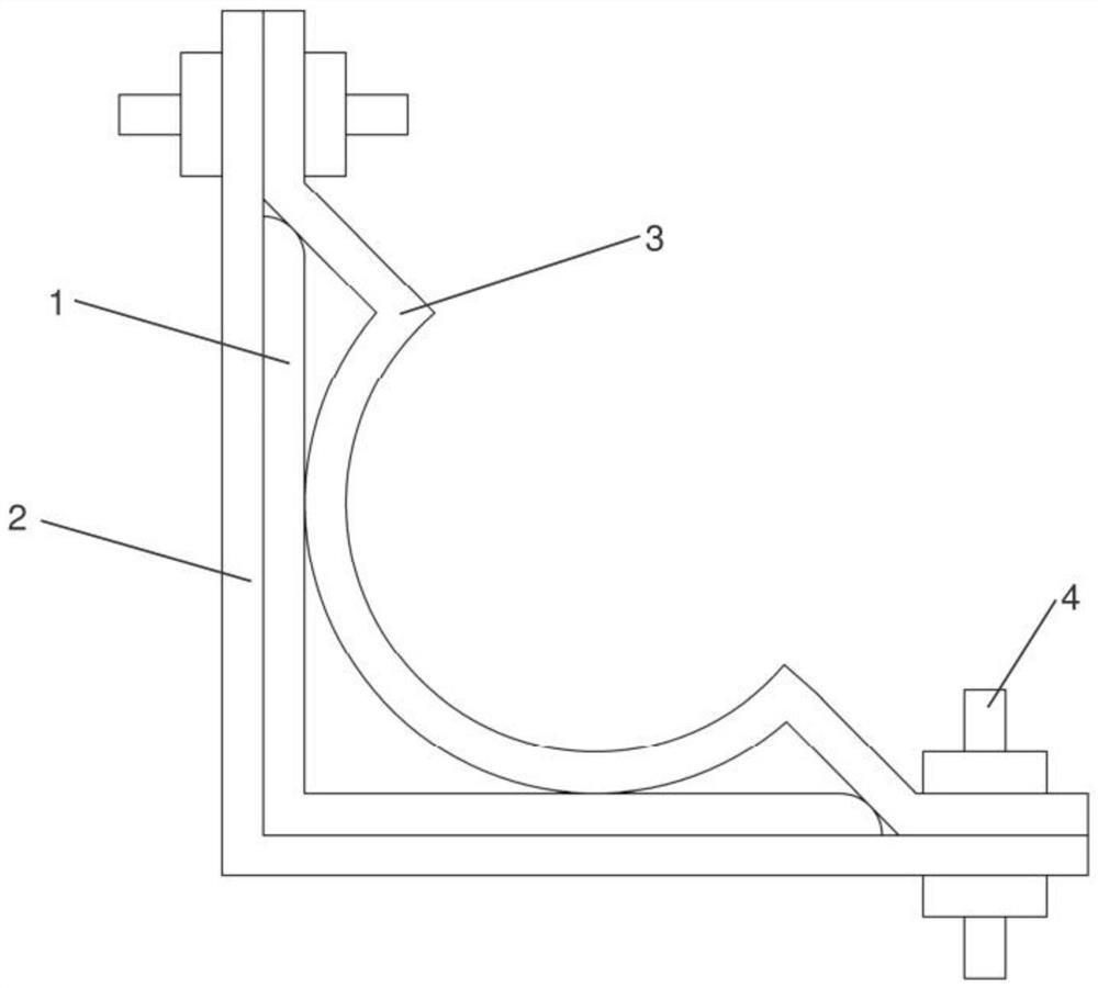 Anti-instability reinforcement device for transmission tower angle steel