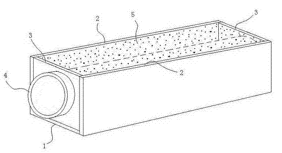 Method for manufacturing one-piece-formed glass magnesium flue air pipe