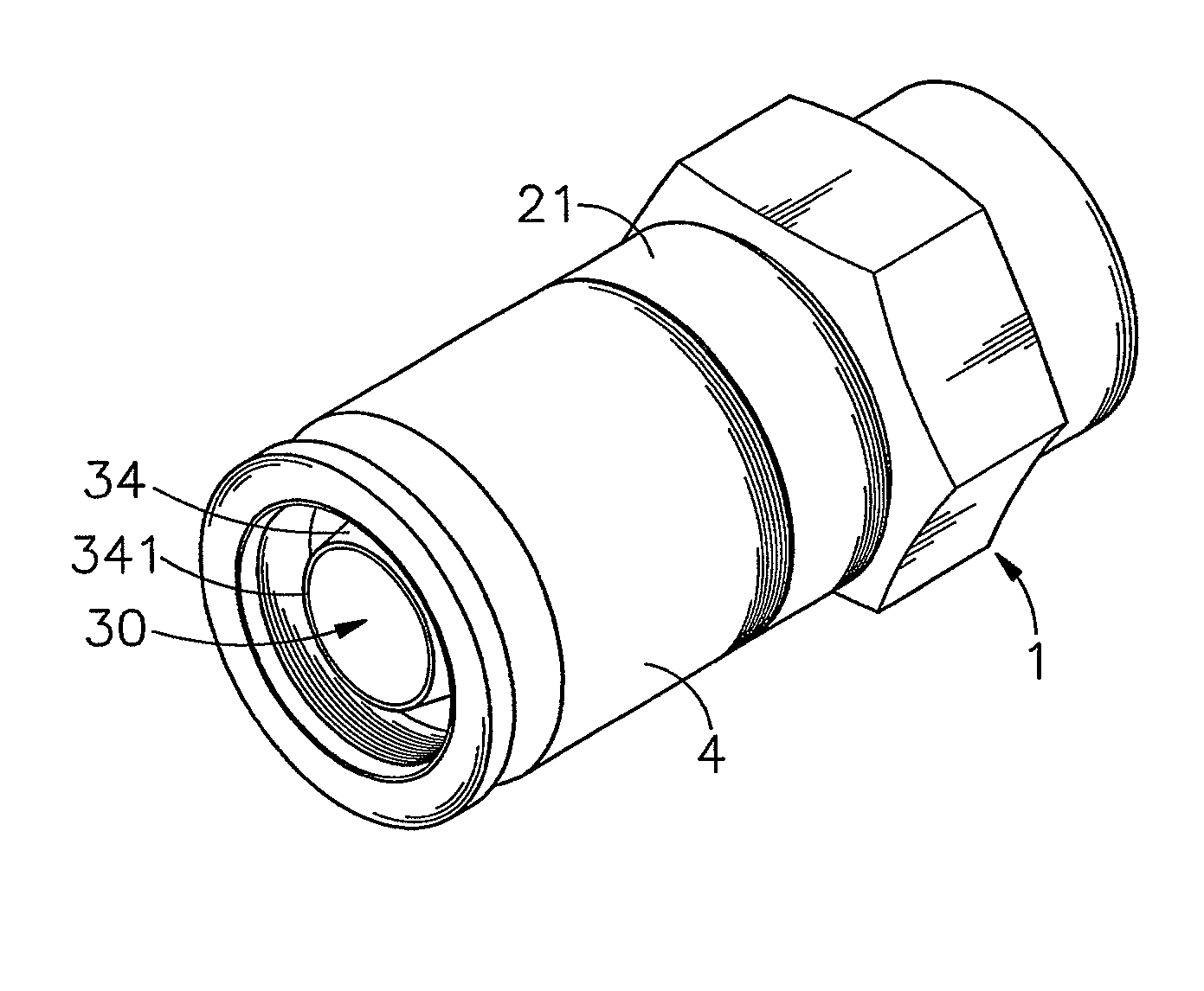 Electrical signal connector providing a proper installation of a cable