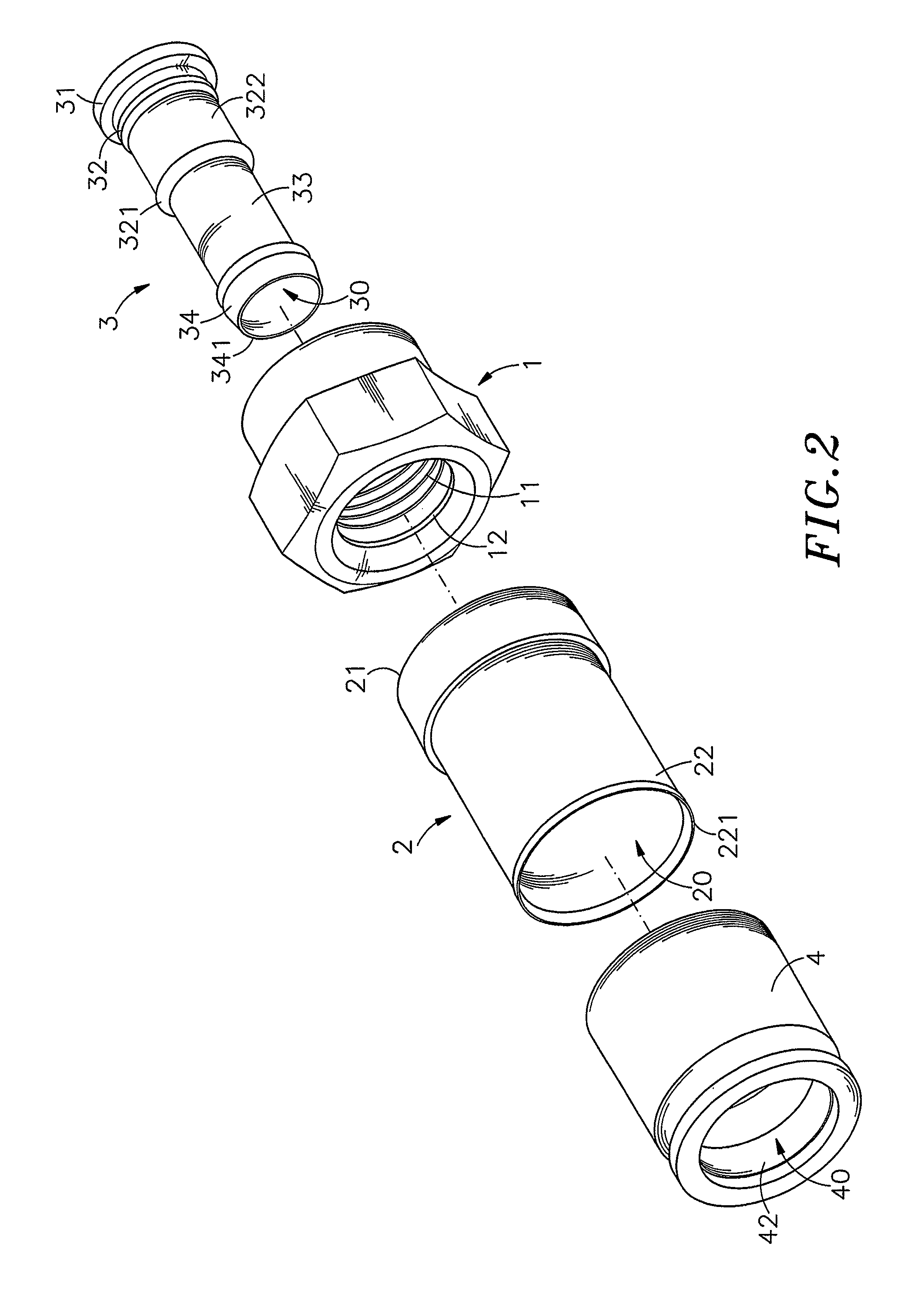 Electrical signal connector providing a proper installation of a cable