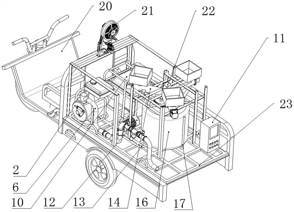 A mobile micro-sprinkler irrigation water and fertilizer integrated comprehensive management system and its control method