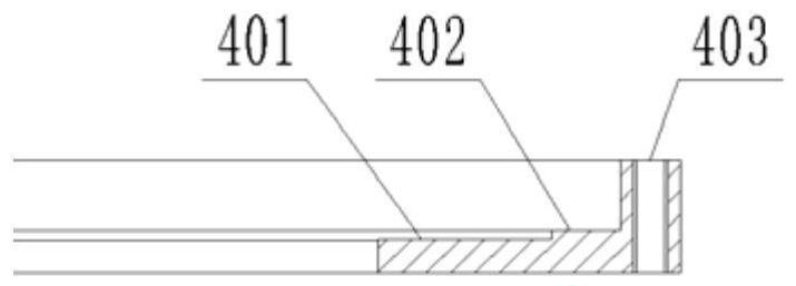 Strong-laser-radiation-resistant sealing installation method for amplifier partition plate glass