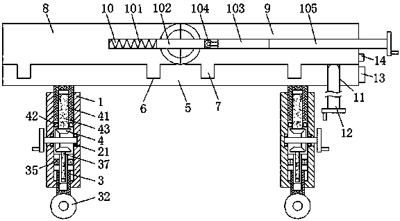 Movable multifunctional gynecological medical vehicle