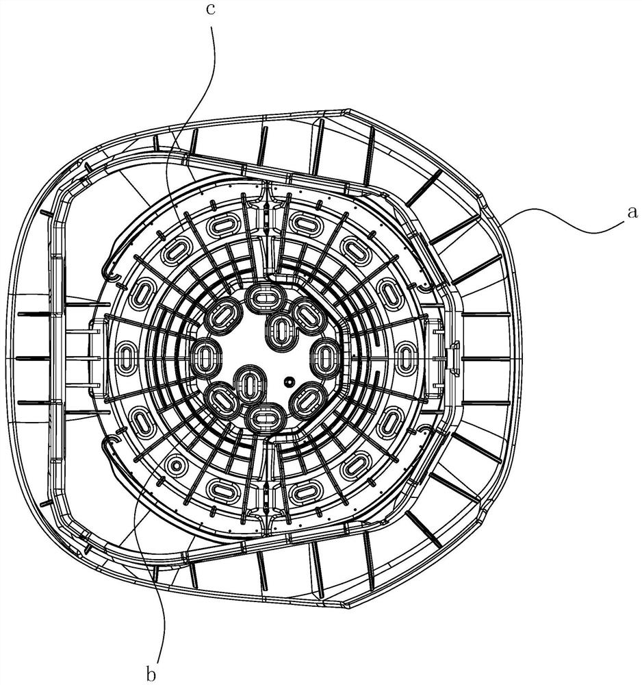 A four-station turntable hot air welding machine and welding method thereof