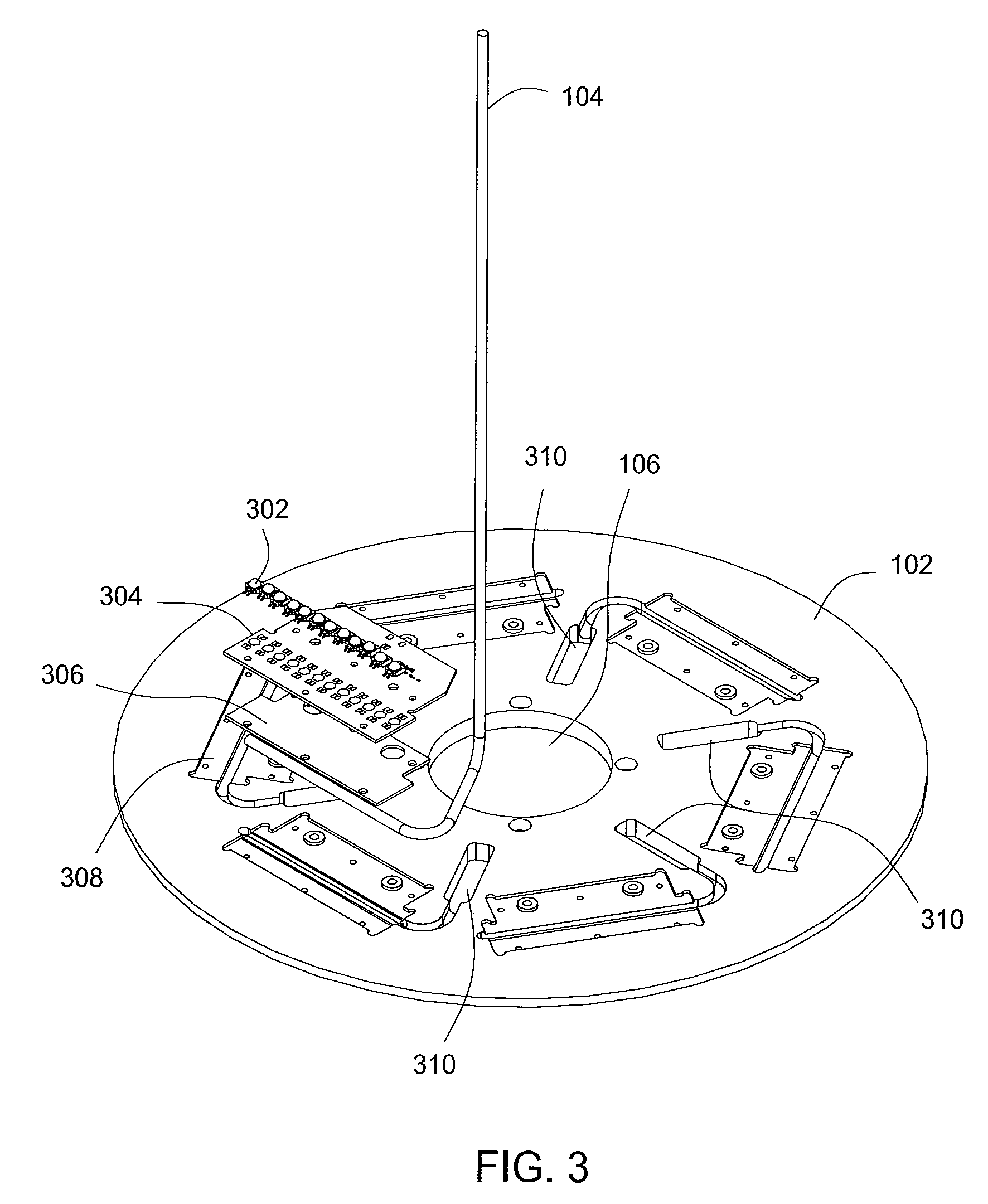 Apparatus for using heat pipes in controlling temperature of an LED light unit