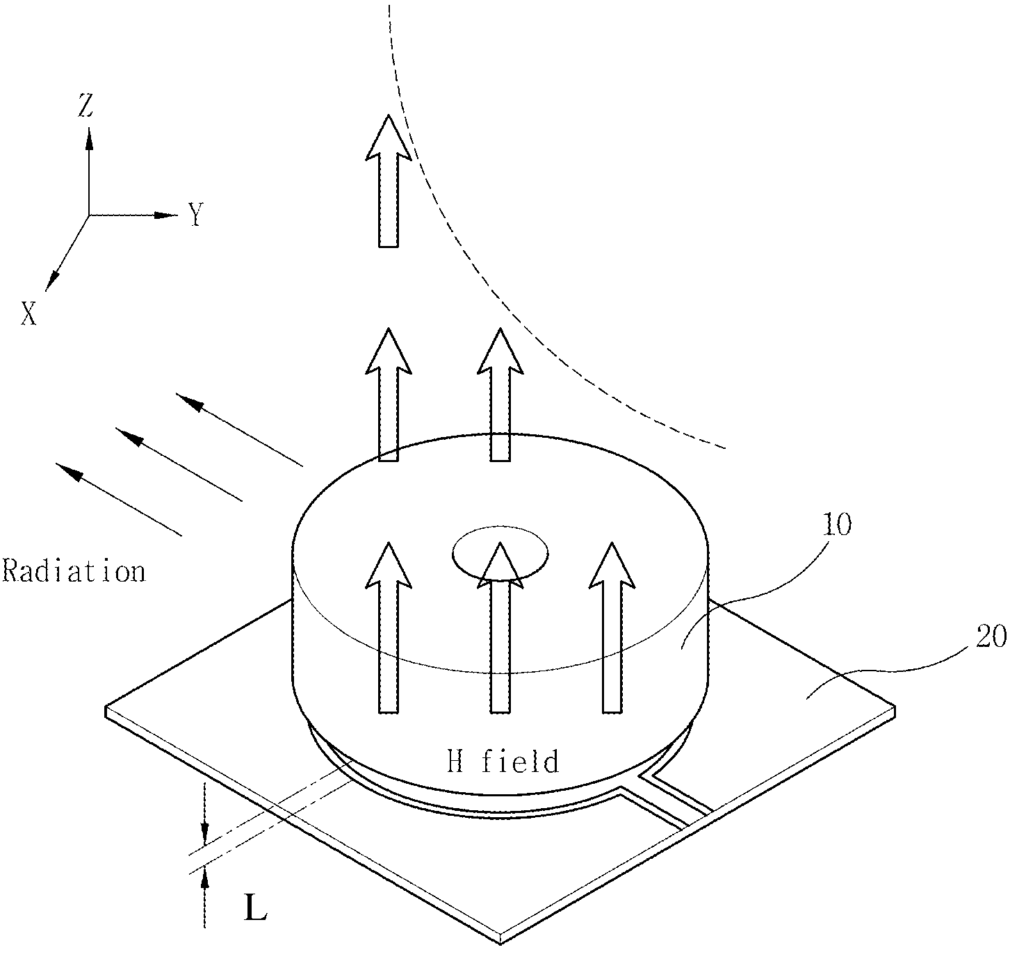 Apparatus and system for transmitting power wirelessly