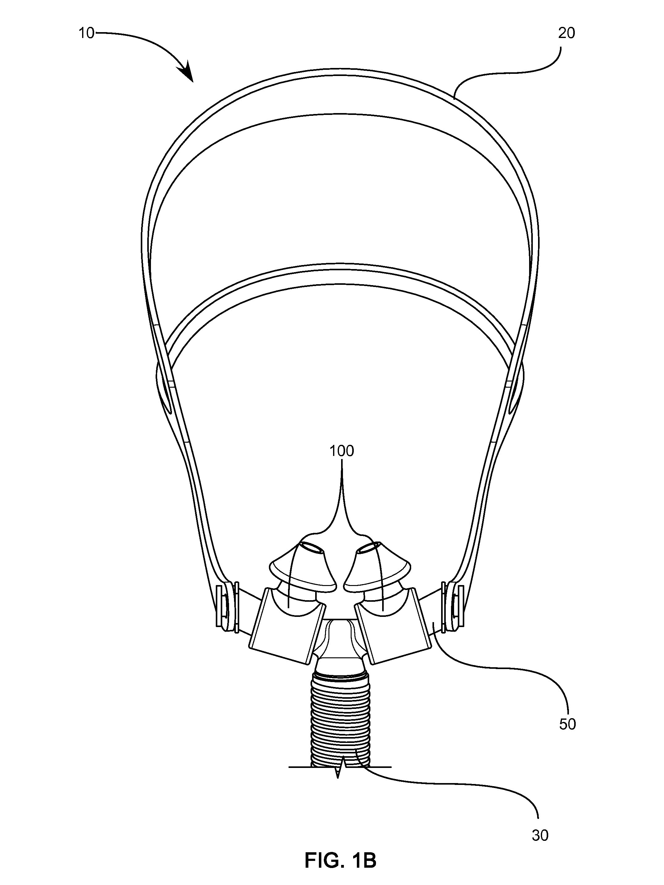 Adjustable positive airway pressure or ventilation system