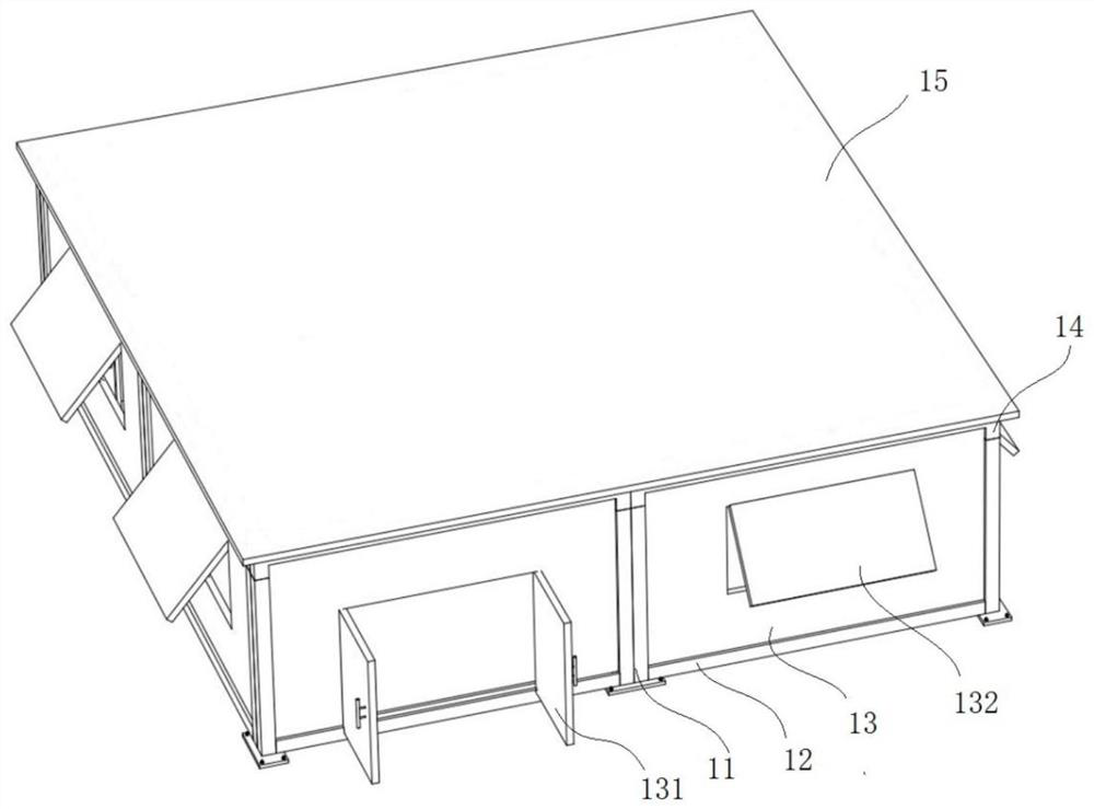 Prefabricated safety learning exploration hall and installation method thereof