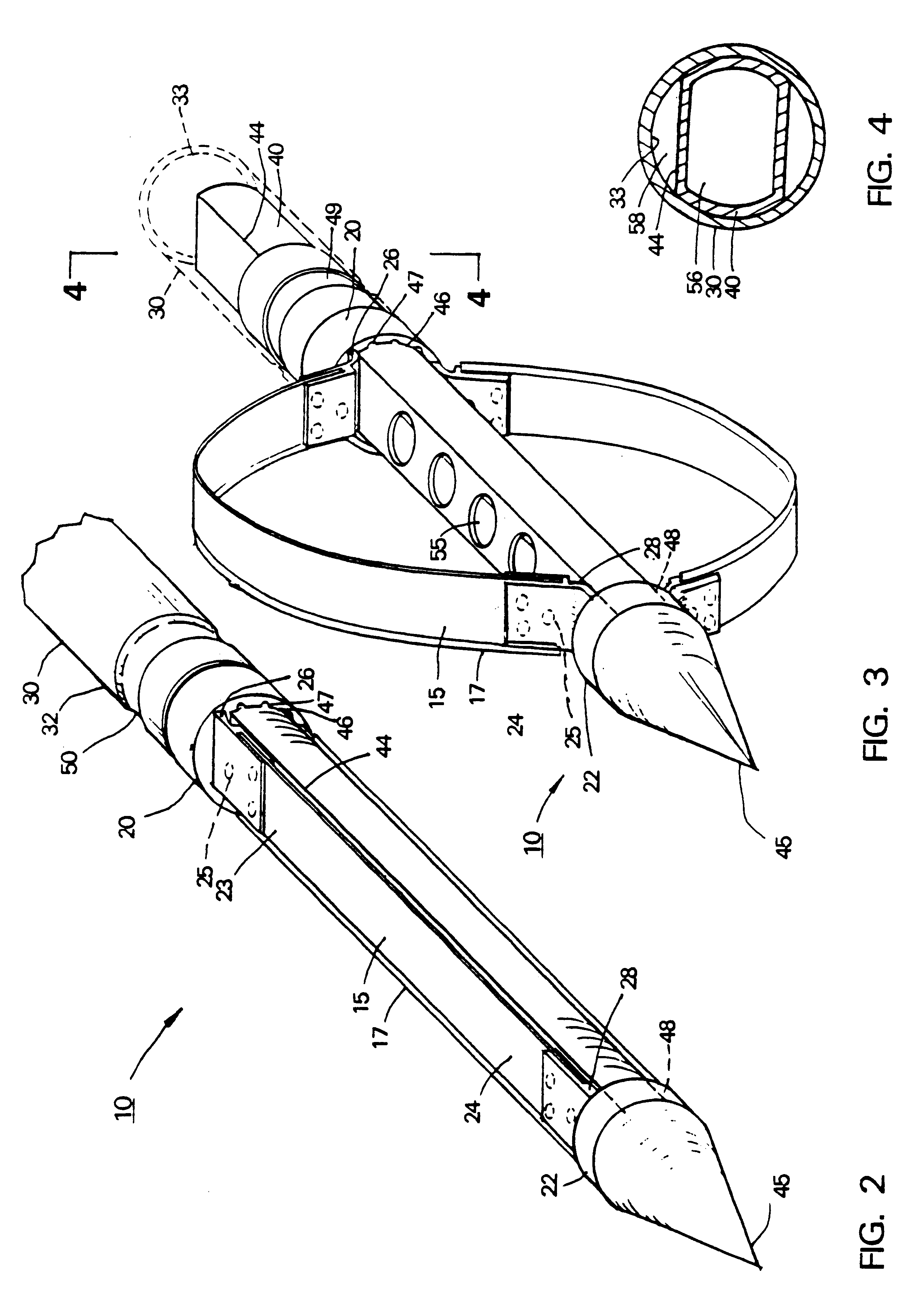 Excisional biopsy needle and method for use with image-directed technology