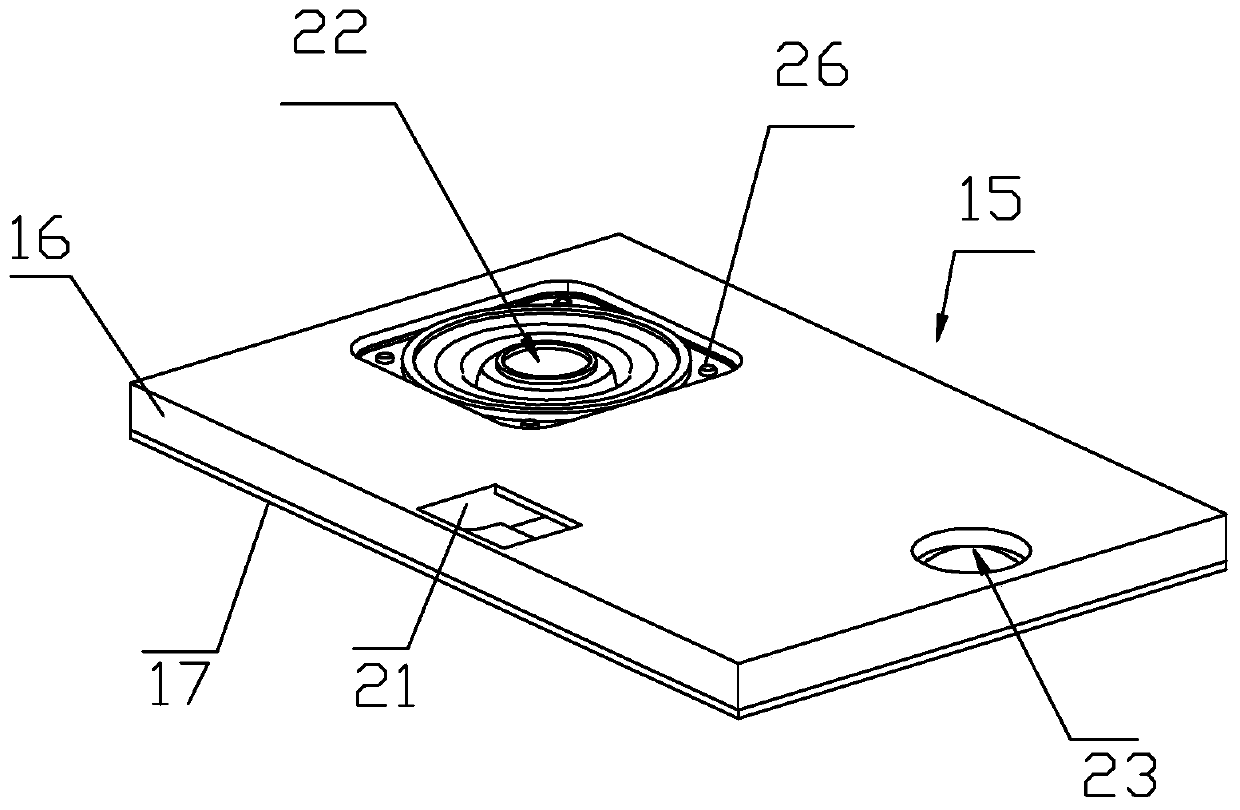 An ultra-thin speaker structure