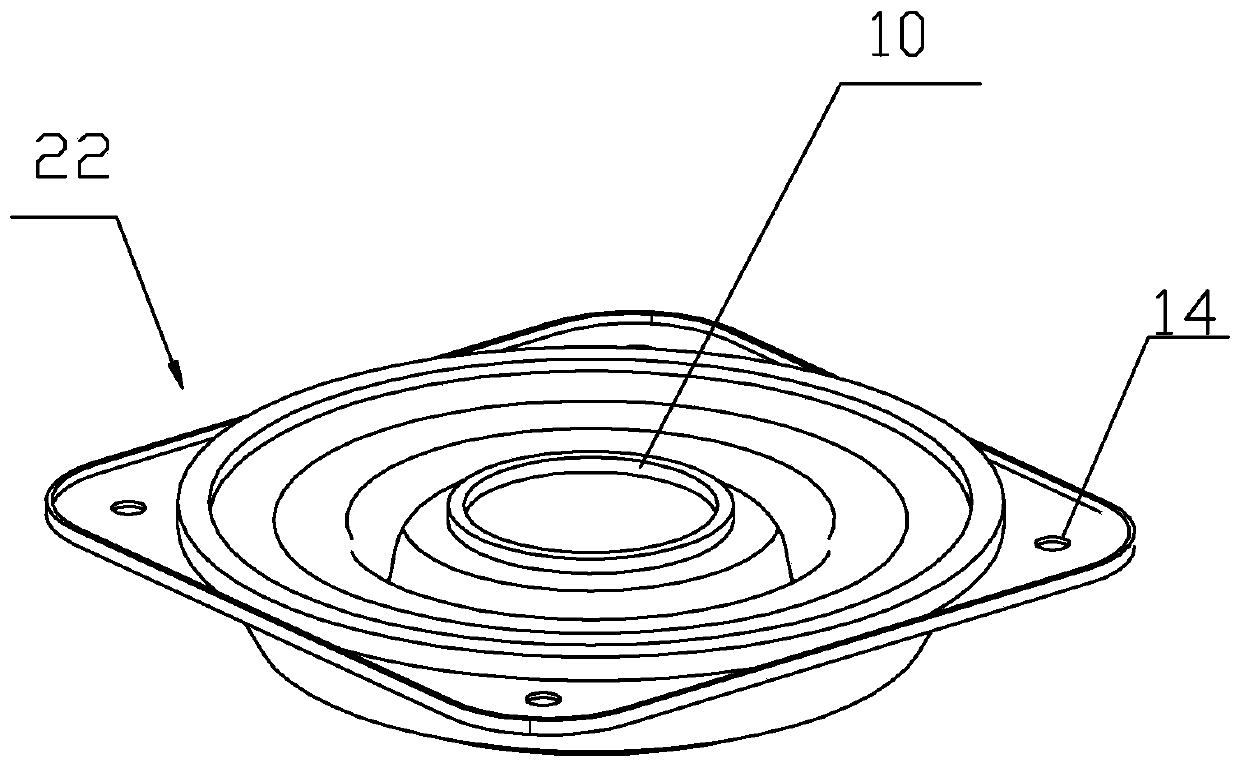 An ultra-thin speaker structure