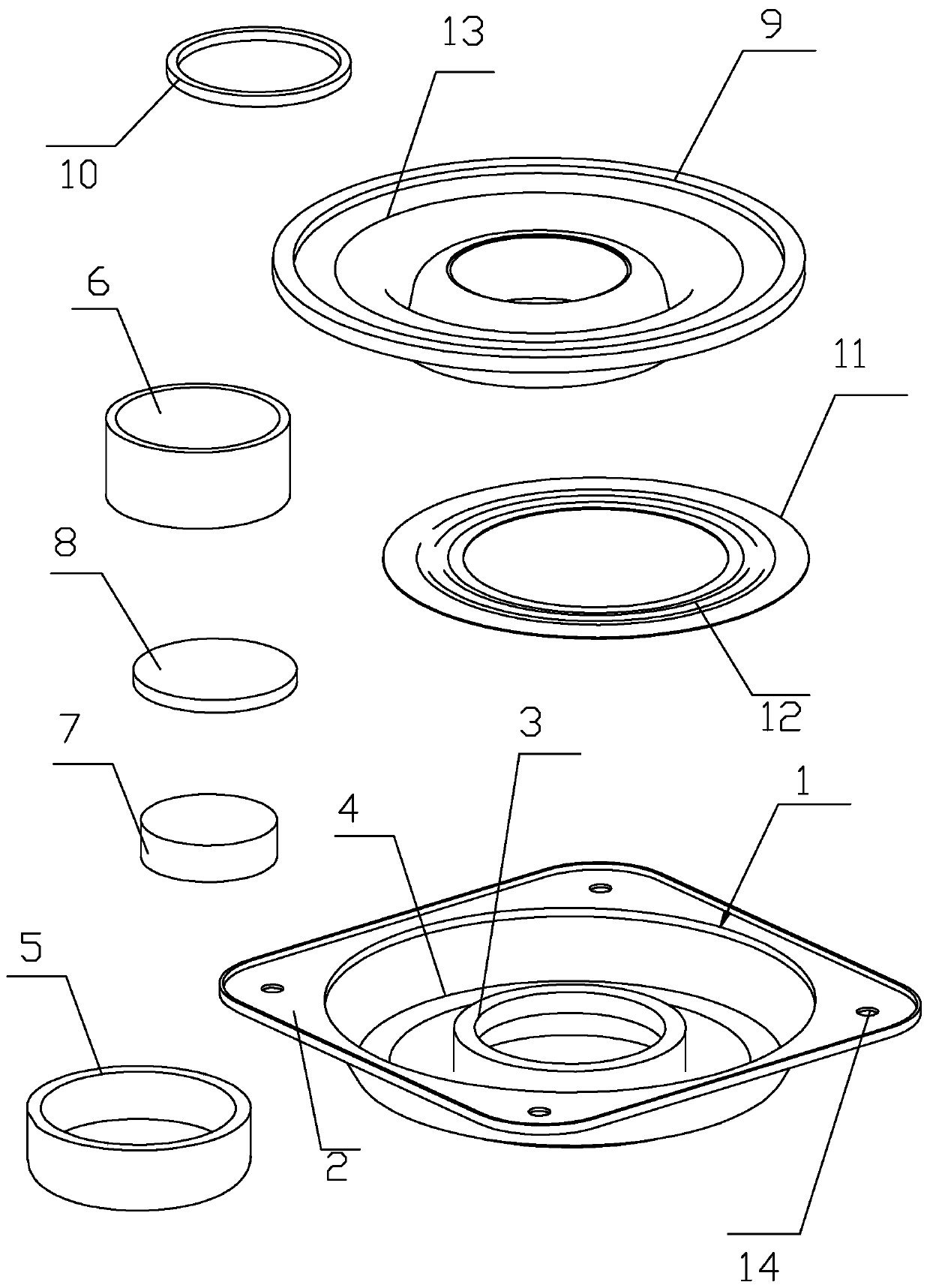 An ultra-thin speaker structure