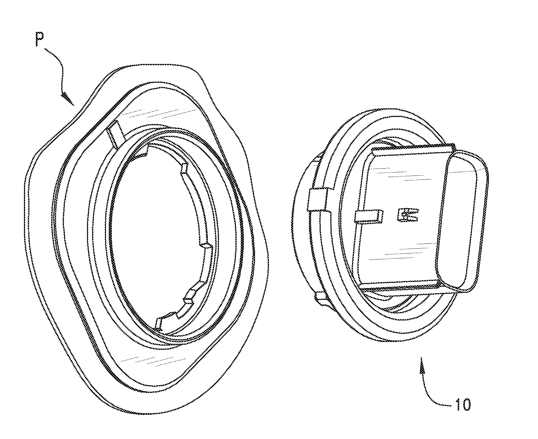 Panel connector