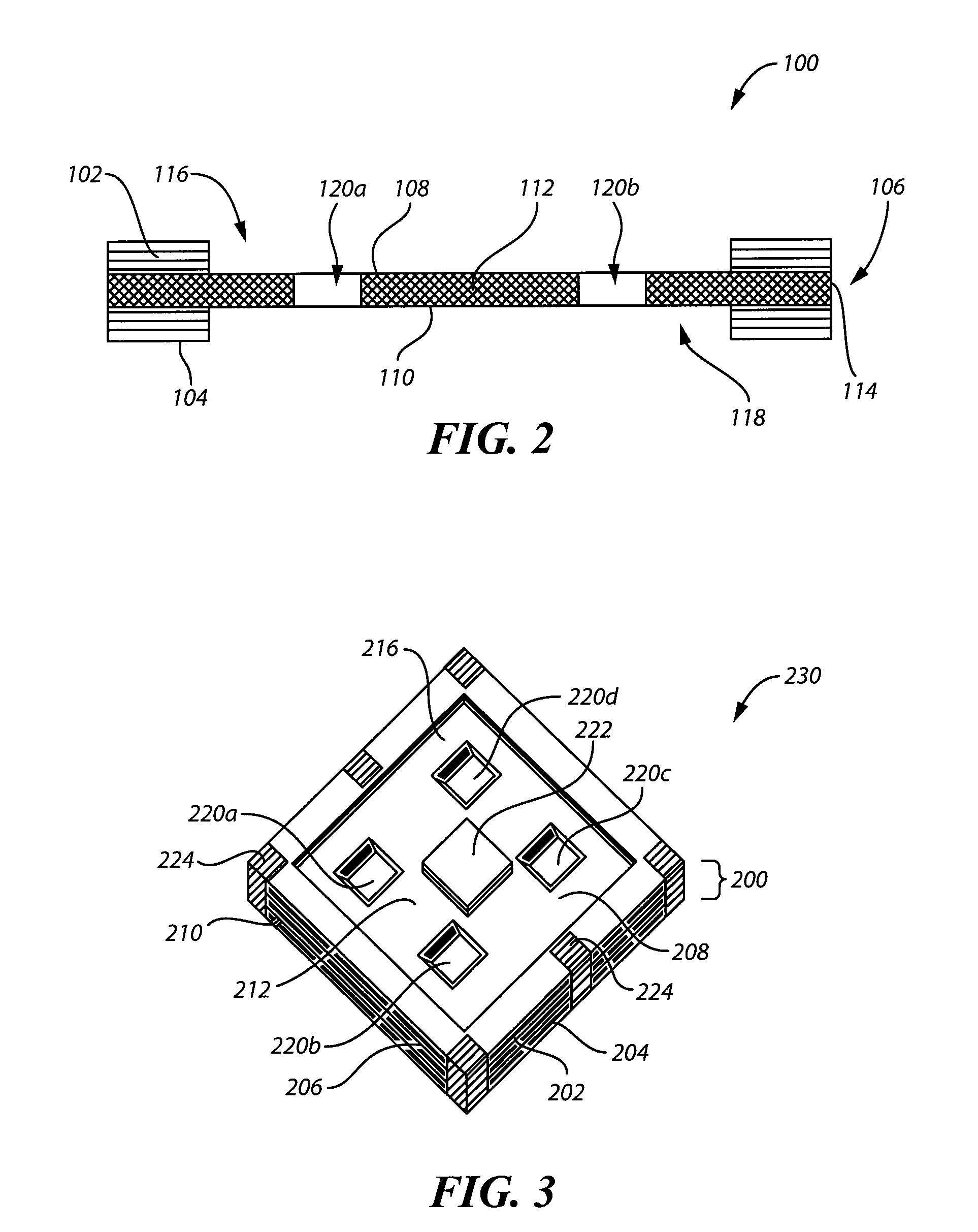 Microelectromichanical system package with strain relief bridge