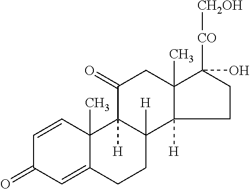 Press-coated tablets of prednisone