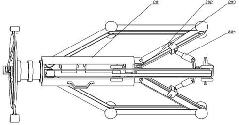 Robot for polishing inner wall of pipeline