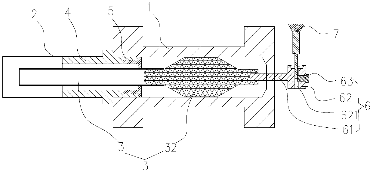 Deep hole grinding and cleaning device