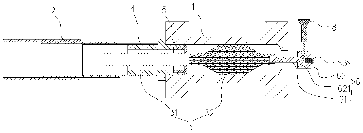 Deep hole grinding and cleaning device