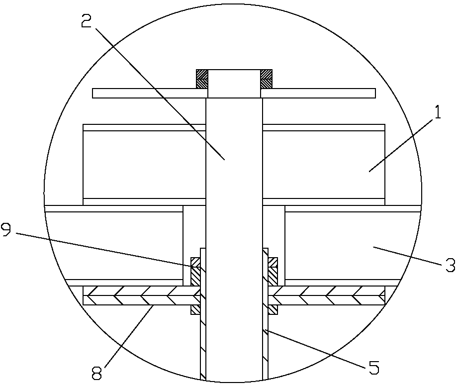 Vertical type suspension structure wind driven generator