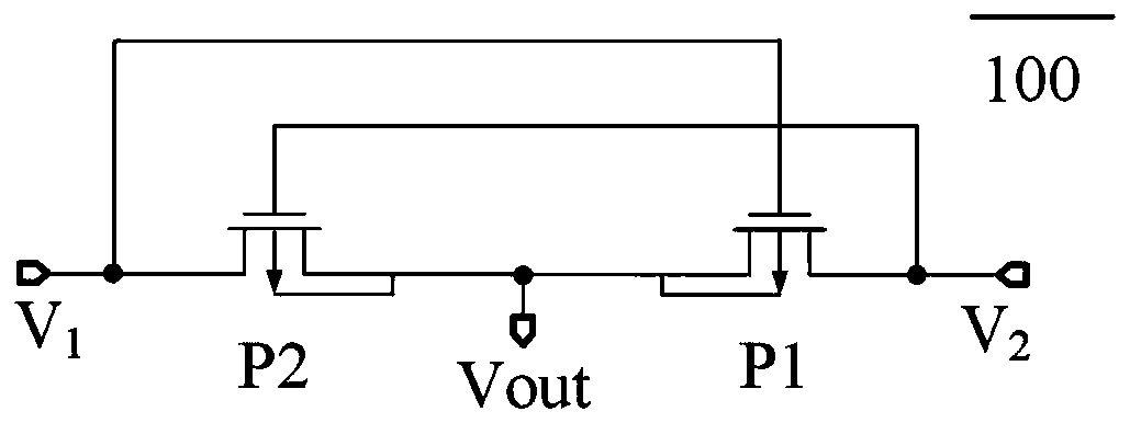 A voltage selection circuit and method