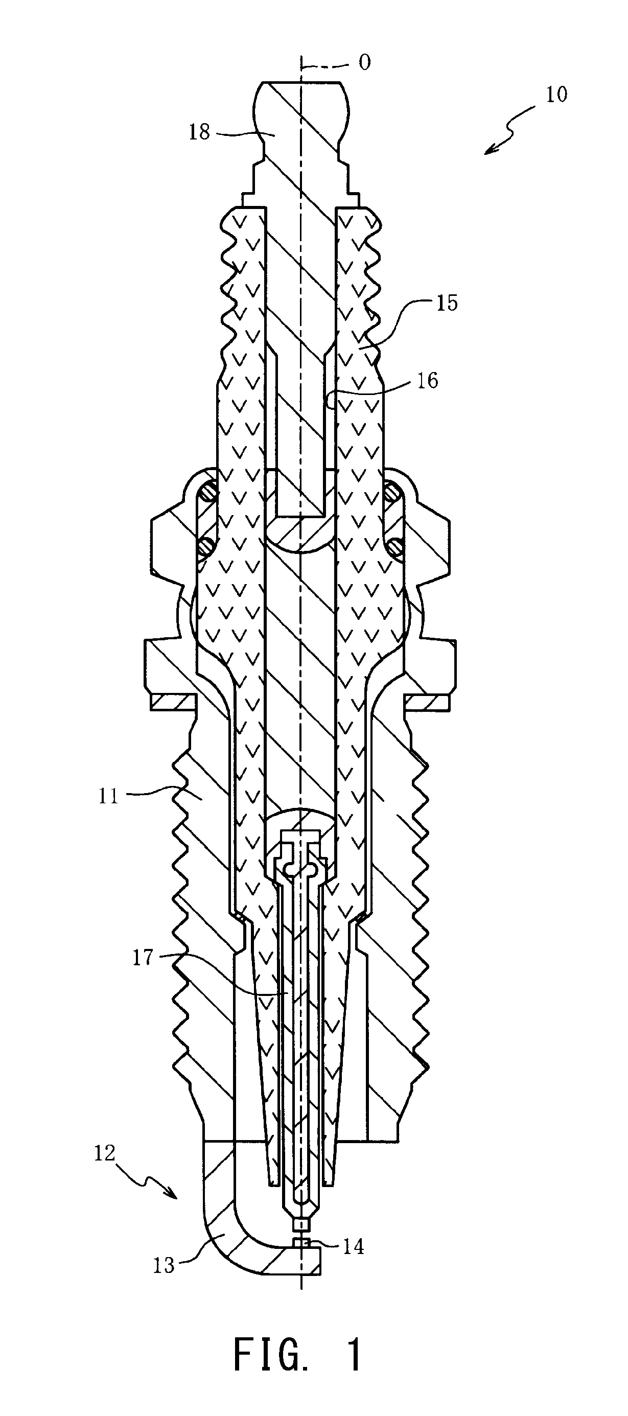 Spark plug production method