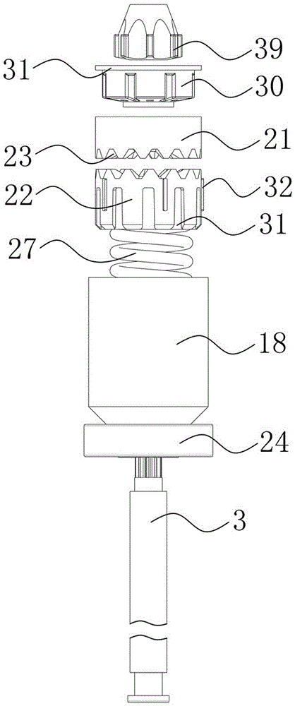 Linear type power operated tailgate supporting rod of car trunk