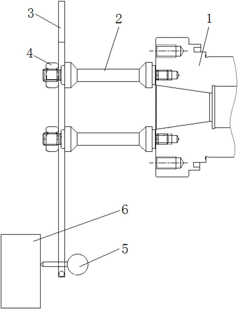 Detection tool and method for detecting geometric accuracy of spindle axis of precision numerical control machine tool