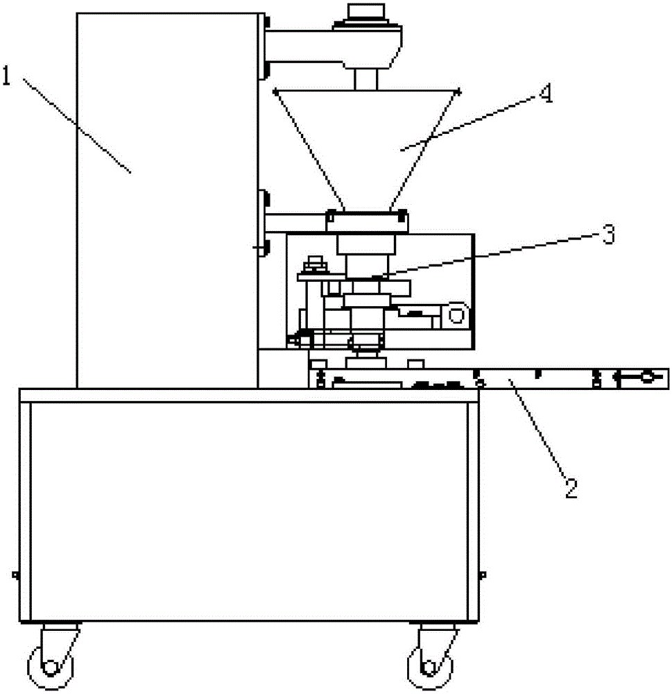 Single-screw medium-size steamed bun making machine