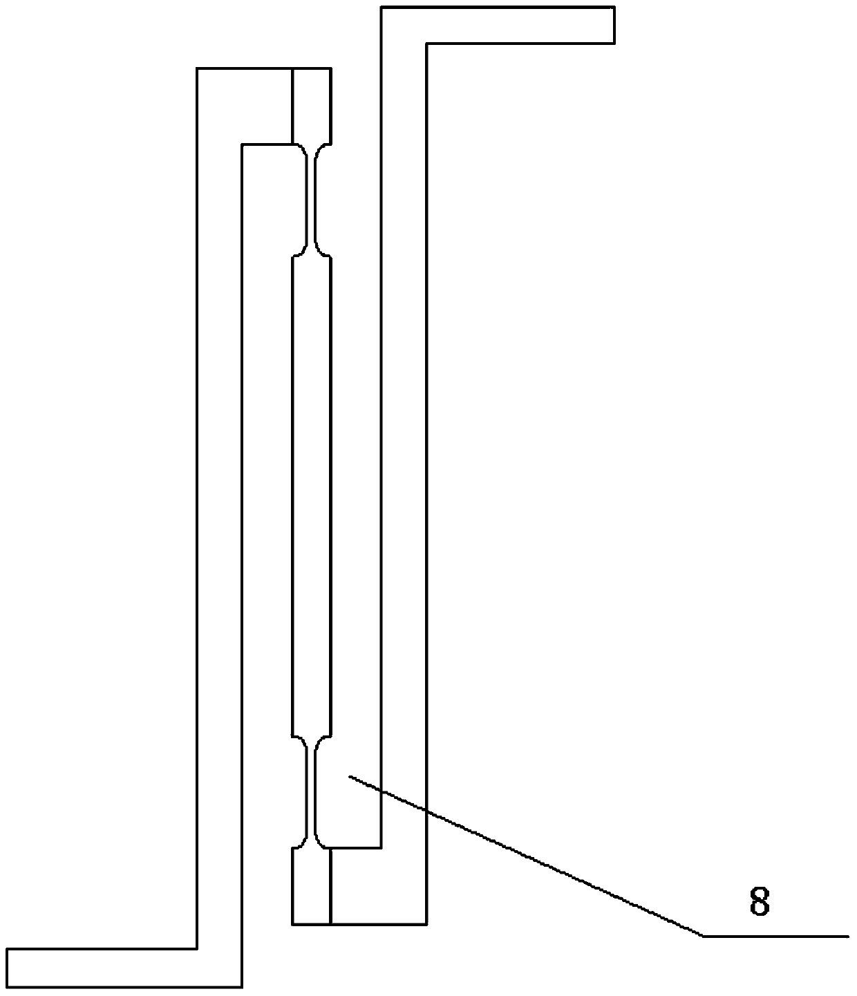 Self-calibration thrust measurement device for engine test bench