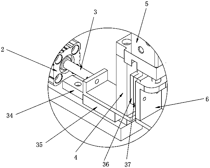 An automatic trace smearing and sealing process device that comprehensively improves the straight-through rate of tin on LEDs