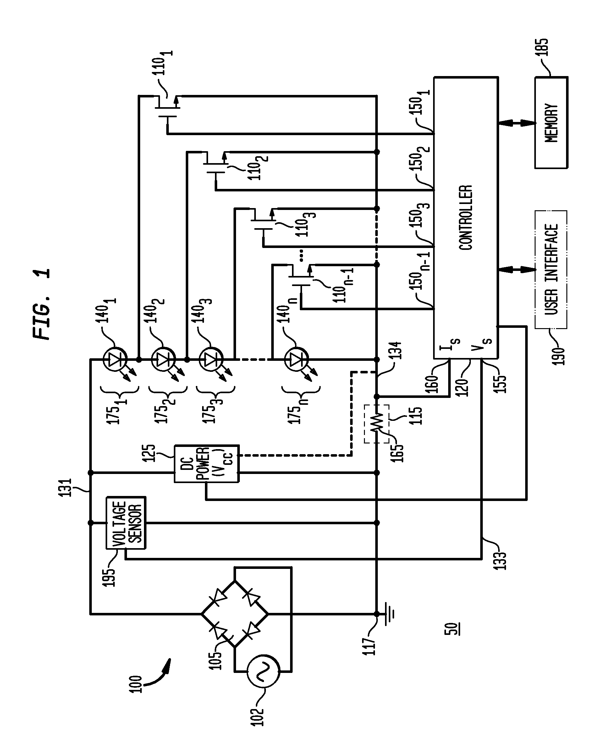 Apparatus, Method and System for Providing AC Line Power to Lighting Devices