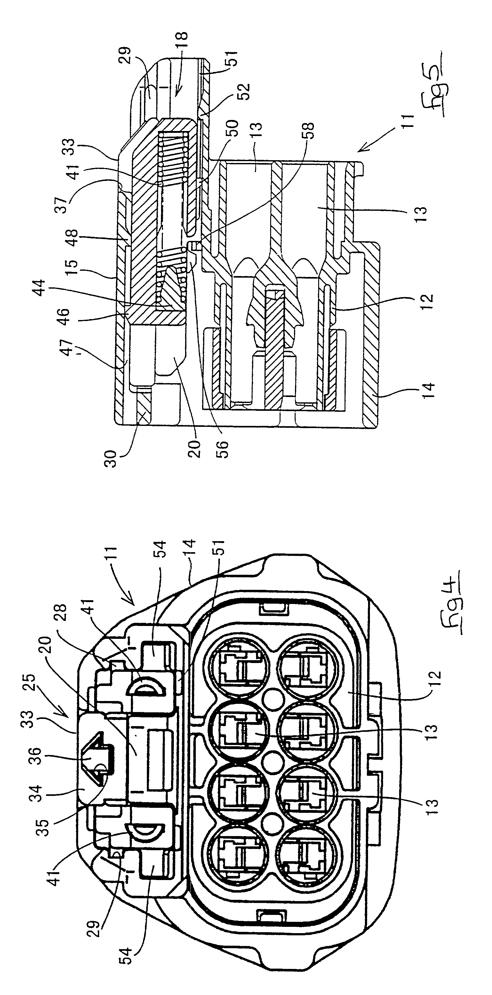 Fitting detecting connector