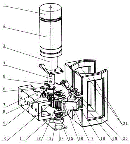 A robot clamping module