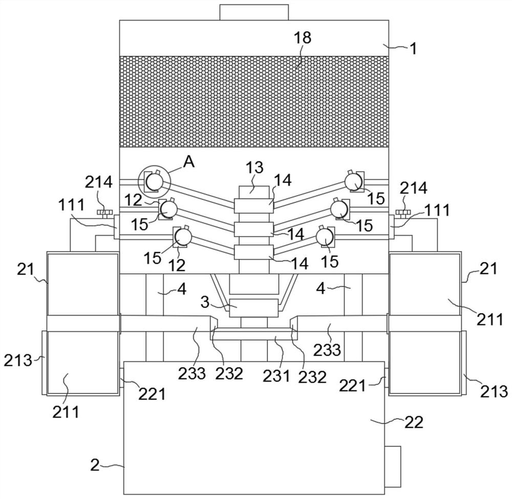 A domestic sewage dephosphorization and nitrogen removal device for agricultural irrigation