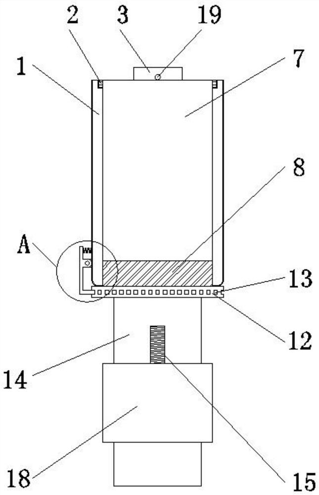 Gradient laser measuring device of leakage coefficient tester