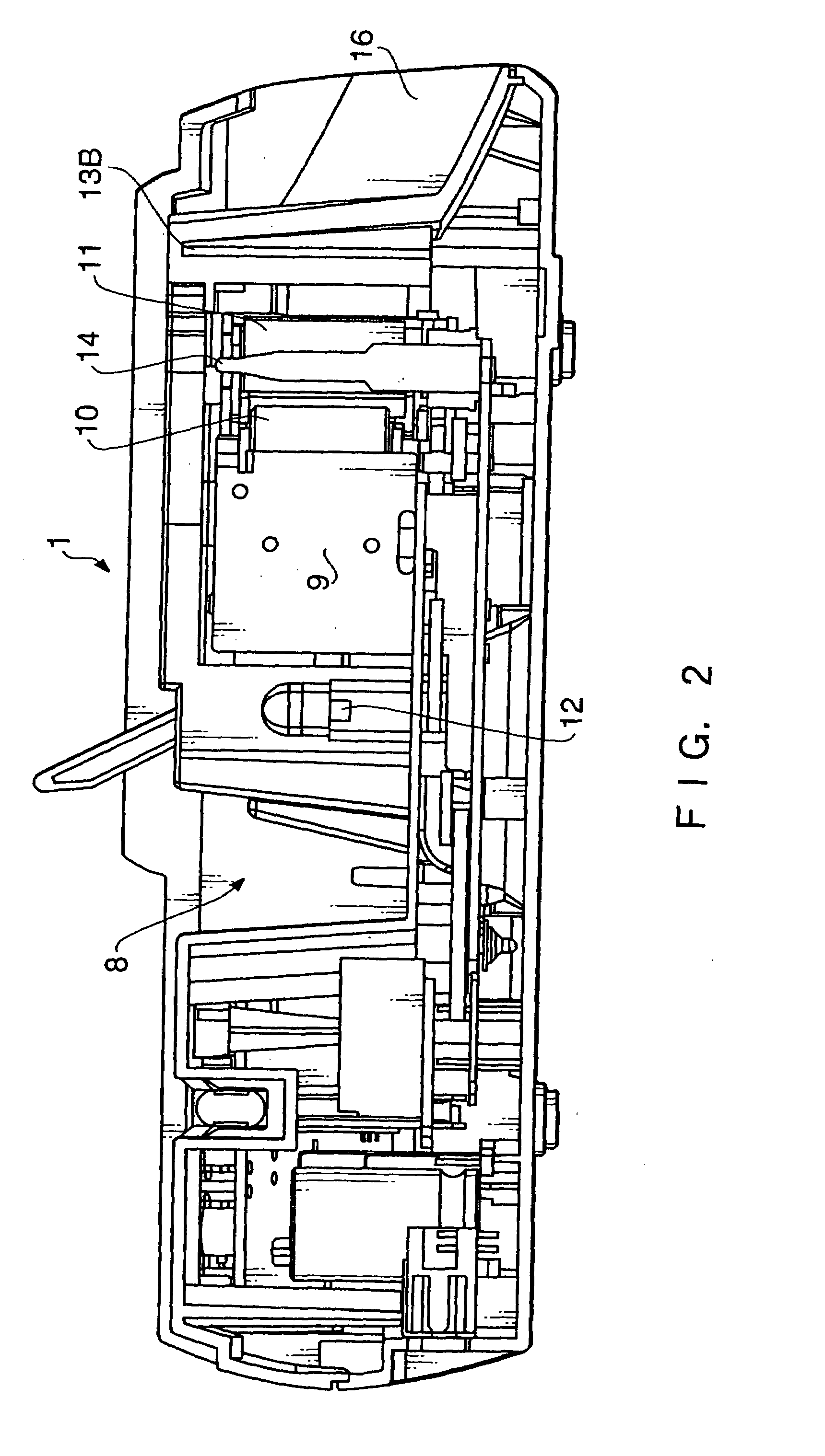 Placing printing elements and mark sensor at proper positions with respect to the cutter member