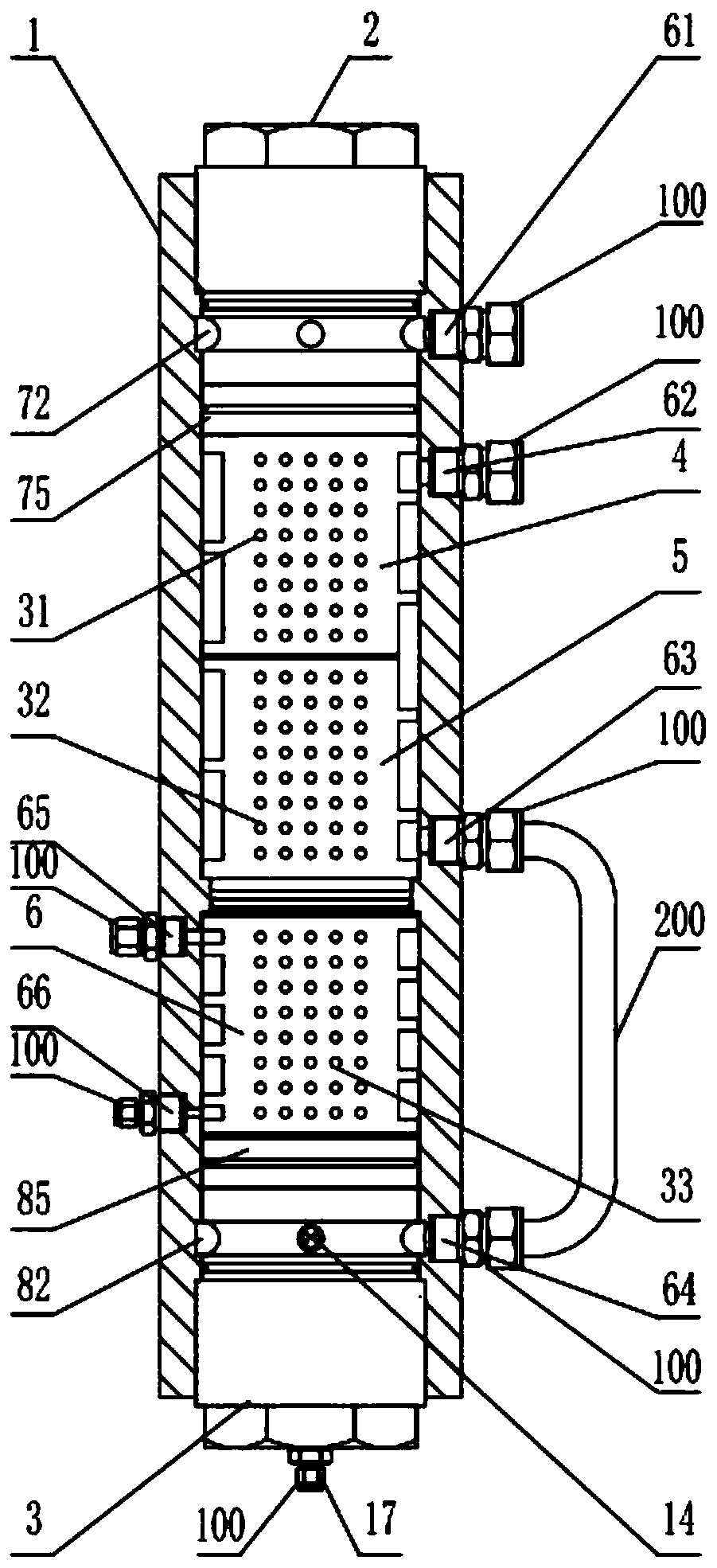 Heat exchanger used for high-pressure freezing type compressed air dryer