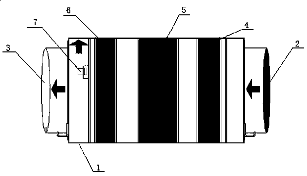 Air pipe electronic air purifier