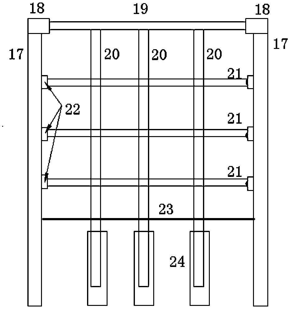 Steel pipe column expansion-induced cracking failure internal pressure multi-point control automatic alarm system