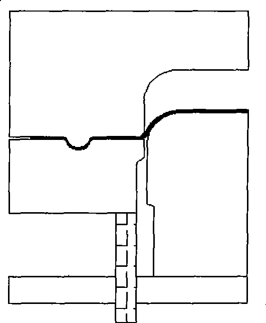 Method for using balance post rod in drawing process for machining high-tension material asymmetrical component