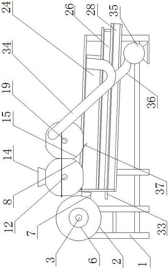 Two-stage shell-breaking type peanut sheller